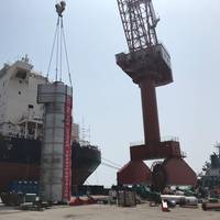 The installation represents one of the first scrubber retrofits to be carried out in a Chinese yard, a reflection of the industry-wide acceleration in the global scrubber market. (Photo: CTG)