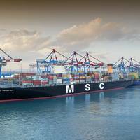 The MSC Christina (CREDIT: Haifa Port)
