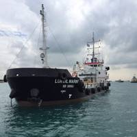 The new barge LUKOIL Marine (Photo: LUKOIL Marine Lubricants)