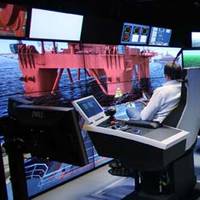 The new model will be used to train semi-submersible rig personnel in operation of Dynamic Positioning, position mooring system, stability / ballasting and rig move / anchoring. Photo courtesy: Harald Nordbakken.