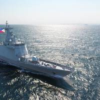 The Philippine Navy’s newest frigate, BRP Jose Rizal (Photo: HHI)