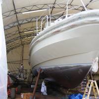 The pilot boat Connor Foss under construction. 