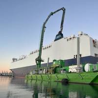 The Port of Hueneme and STAX Engineering recently partnered to deploy the cutting-edge emissions capture and control system. (Photo: STAX Engineering)