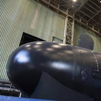 The pre-commissioning unit (PCU) Idaho (SSN 799) seen prior to a christening ceremony at General Dynamics Electric Boat shipyard facility in Groton, Conn., March 16, 2024. (Photo: John Narewski/ U.S. Navy)