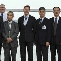 The project partners of the "Green Corridor" Joint Industry Project (JIP) came together for a meeting at the DNV GL Group headquarters in Høvik this week. They also presented the results from stage one of the JIP at the Nor-Shipping trade fair. Photo: DNV GL