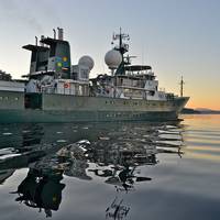       The RV Falkor (Photo courtesy of the Schmidt Ocean Institute)