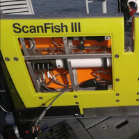 The ScanFish ROTV solution with the top lids removed to show how the different sensors are fitted inside the platform