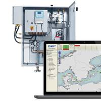 The SKF BlueMon monitoring system from SKF informs the crew of whether the ship’s emissions are within the locally permitted limits or whether they need to respond.