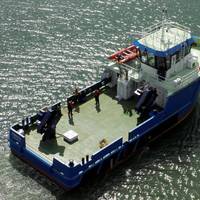 The SMS Group in Southampton has delivered a new build 24m aquaculture vessel Emmaya to a Tuna farm operator in Malta, Fish & Fish Ltd. (Photo: SMS Group)