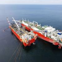 The Tango FLNG ship. Photo courtesy www.eni.com