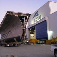 The third Joint High Speed Vessel (JHSV) is taking shape on the waterfront.