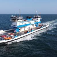 The TxDOT’s Esperanza ‘Hope’ Andrade ferry, equipped with Siemens Energy’s BlueDrive PlusC power and propulsion system, improves travel for Galveston and Bolivar Peninsula visitors with greater capacity and fuel-efficient design. Image TxDOT