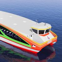 The winner of the 2017 WFSA contest, a ferry designed specifically for Bangkok (CREDIT: WFSA)