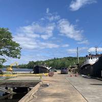 Three derelict vessels docked at the Port of Bridgewater will be removed from the marine environment by the Canadian Coast Guard. (Photo: Canadian Coast Guard)