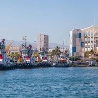 Three tugboats of the Boluda Towage and Salvage fleet in the port of Las Palmas, where the VB TAMARAN will be added once painting is completed. Image: Boluda CorporaciĂłn MarĂtima
