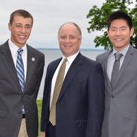 Tom Crowley with Nicholas Ratinaud (left) and Andrew Ko (right). (Photo: Crowley)