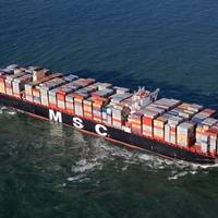 Top 5 Ships of 2015: Containership MSC Oscar (Photograph: Mediterranean Shipping Company S.A.)