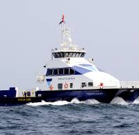 Topaz’s newly built 98.4-ft crew boat, Topaz Fujairah (Photo courtesy Topaz Energy and Marine)