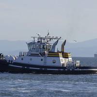 Tug DELTA BILLIE at Oakland, California.
Photo source California Air Resources Board