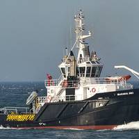 Tugboat 'Izbaizabal Diez': Photo credit Rober Allan Ltd.