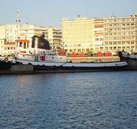 Tugboat: Photo credit Wiki CCL Georgios Pazios
