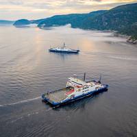 Two LNG-fueled ferries operated by STQ will be covered by five-year Wärtsilä Optimised Maintenance Agreements. (Photo: Societé des Traversiers du Quebec)