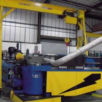 Unison's new machine brings the flexibility of all-electric pipe bending technology to large pipe sizes. Among many possibilities is the means to fabricate long and complex pipe shapes in single pieces.