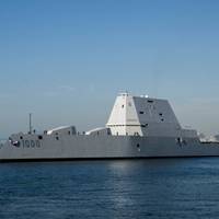 US Navy’s DDG 1000 destroyer (image credit, US Navy)