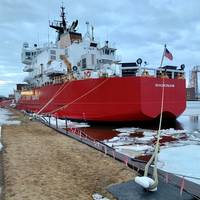 USCGC Mackinaw in Duluth. Credit: port of Duluth