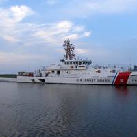 USCGC William Trump during builders trials in the U.S. Gulf of Mexico.