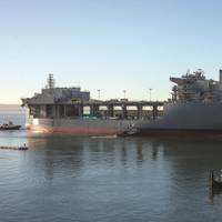 USNS Lewis B. Puller (MLP 3 AFSB) was floated out in late 2014 (Photo: Greg Trauthwein)