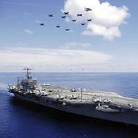 USS Abraham Lincoln: Photo credit Wikipedia CCL