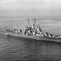 USS Cleveland (CL-55), U.S. Naval Historical Center Photograph