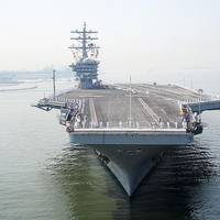 USS Dwight D. Eisenhower: Photo credit USN
