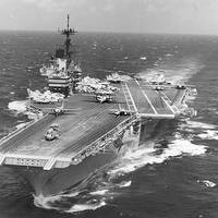USS Independence (CV-62). Official U.S. Navy Photograph, from the collections of the Naval Historical Center.