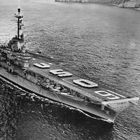 USS Lexington (CVA-16). (Official U.S. Navy Photograph, from the collections of the Naval Historical Center)