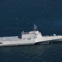 USS Tulsa (LCS 16) during acceptance trials in the Gulf of Mexico (Photo: Austal USA)