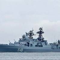 Russian Destroyer 'Admiral Panteleyev': Photo credit Russian Navy