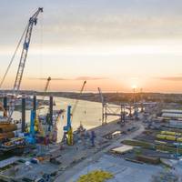 Van Oord's Aeolus vessel (Credit: Port of Tyne)