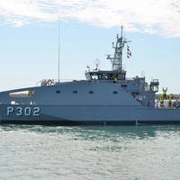 VOEA Ngahau Siliva is a 39.5-meter Guardian Class Patrol Boat, designed and constructed by Austal Australia. (Photo: Austal)