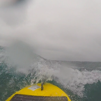 Waveglider in rough seas