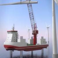Wind Turbine Support Liftboat Image courtesy of Nordic Yards