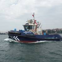 Yeniçay IV, delivered to Abu Dhabi Ports in September 2016 (Photo: Sanmar)