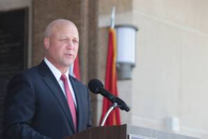 File photo: Mitch Landrieu speaks as New Orleans Mayor in 2011. (Photo: Marine Forces Reserve)