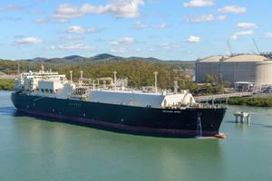 File photo: Methane Spirit loads from the Australia Pacific LNG Gladstone terminal (Photo: Teekay)