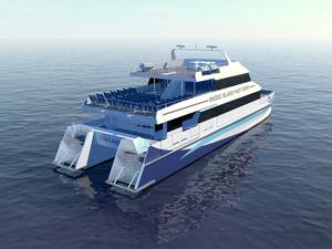 CAT ferry for Rhode Island Fast Ferry Photo Incat Crowther