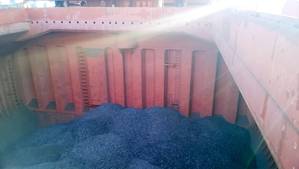 File image: loading coal into the hold of a Panamax bulk carrier / CREDIT: AdobeStyock / © Leonid Eremeychuk