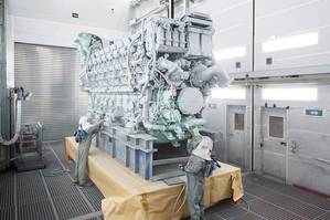The Taiwanese shipyard CSBC Corporation will install the first two 16V 8000 M71L engines in new patrol vessels for the Taiwanese Coast Guard. Photo courtesy Rolls-Royce
