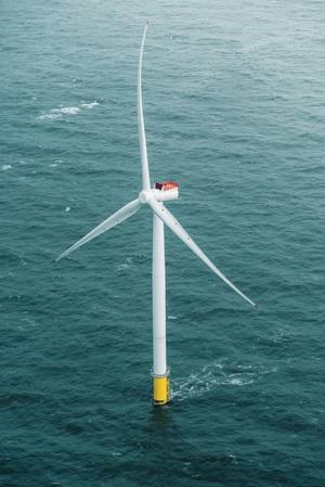 6-MW Siemens Gamesa wind turbine. The same model will be installed at Coastal Virginia. (Photo: Business Wire)