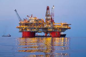 Illustration; BP's Thunder Horse platform in U.S. Gulf of Mexico - Credit: BP